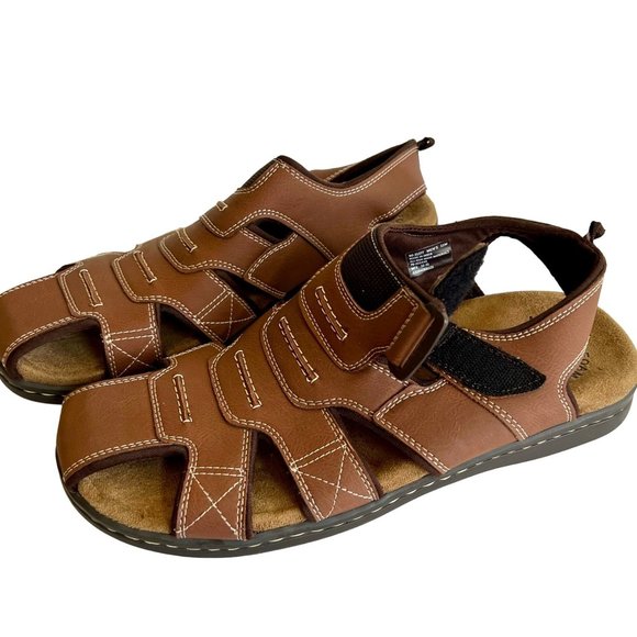 Dockers Mens Sandals Brown Closed Toe Comfort Summer Shoes US 11 EU 44 new main image 8